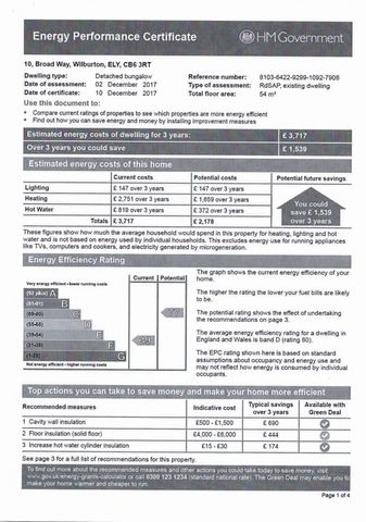 EPC For Broadway, Wilburton, ELY, Cambridgeshire, CB6