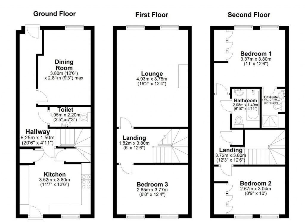 Floorplans For Stour Green, Ely