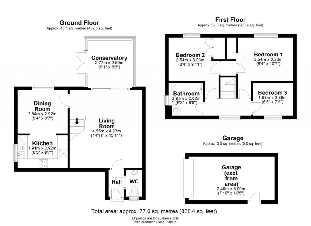 Floorplans For Morton Close, Ely