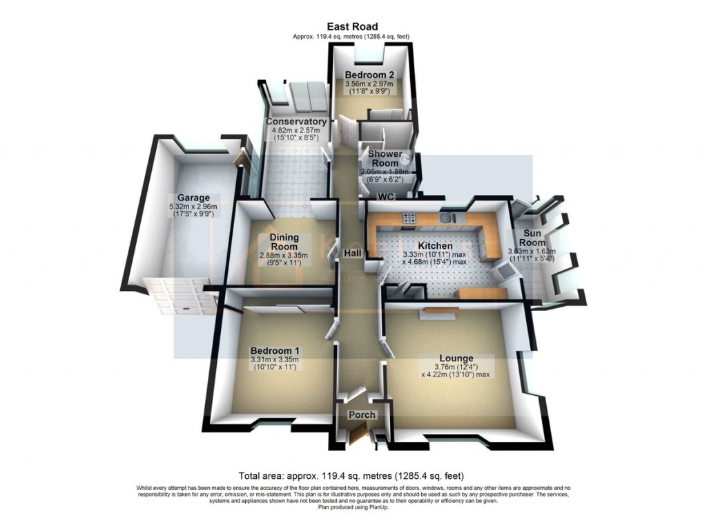 Floorplans For East Road, Isleham, CB7 5SN