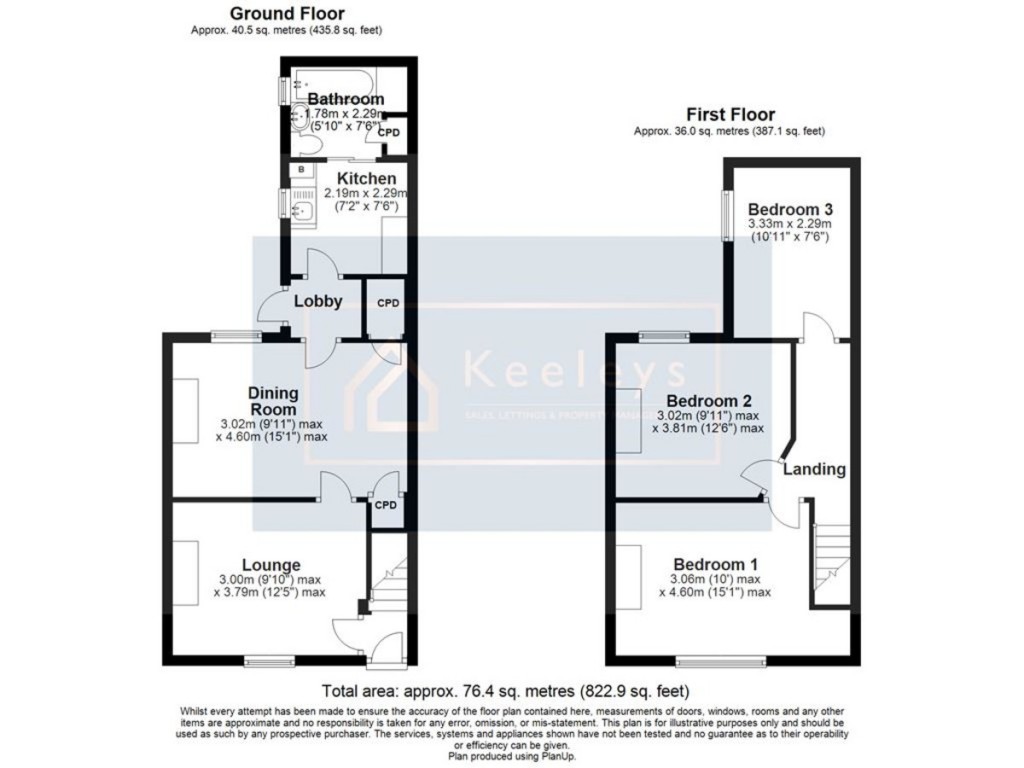 Floorplans For Nutholt Lane, Ely