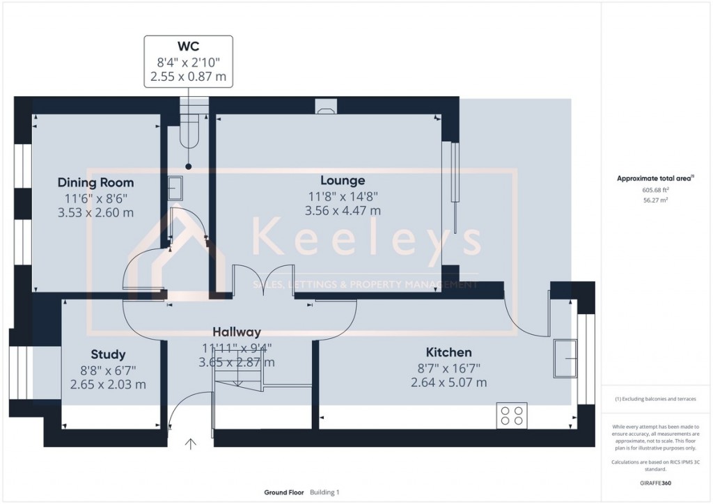 Floorplans For Leicester Close, Ely