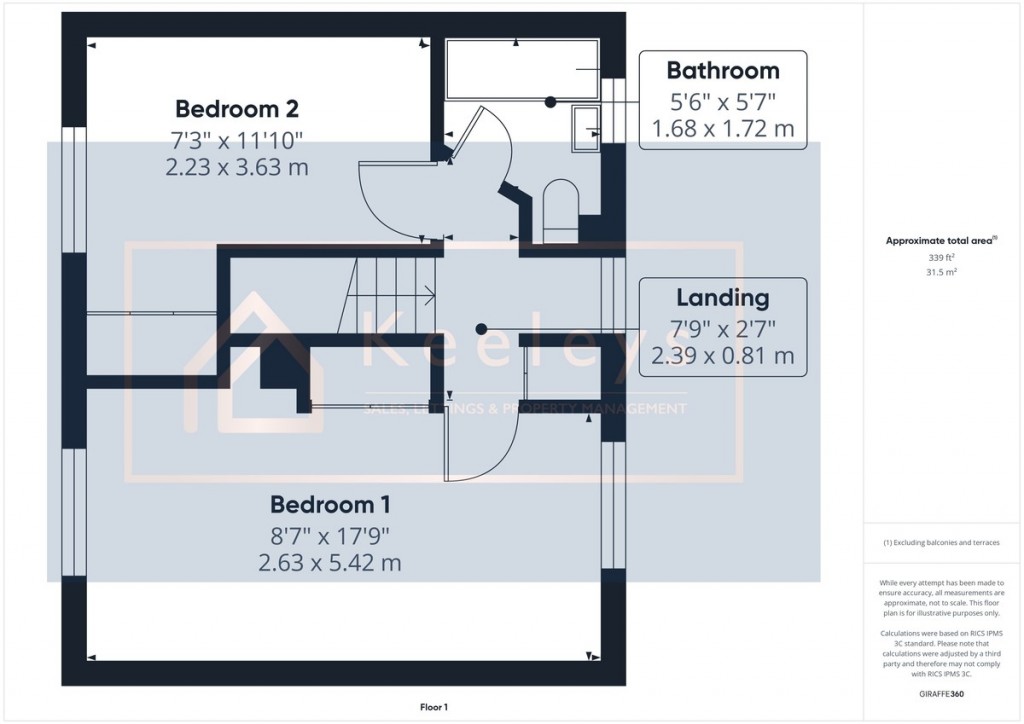 Floorplans For Somerset Road, Wyton, Huntingdon