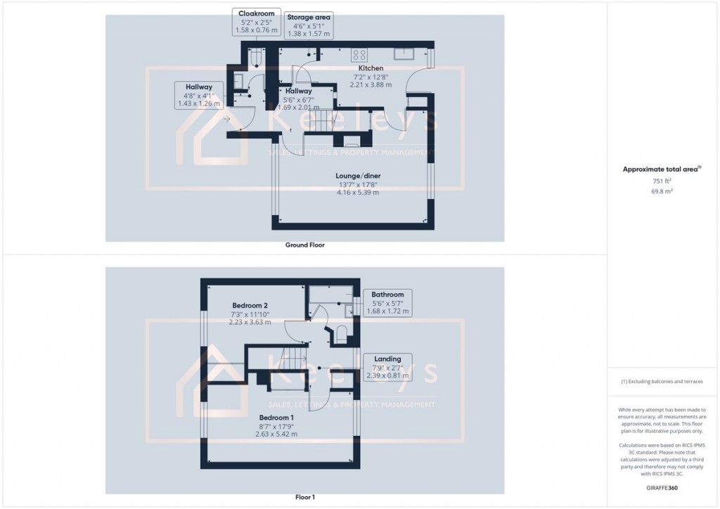Floorplans For Somerset Road, Wyton, Huntingdon