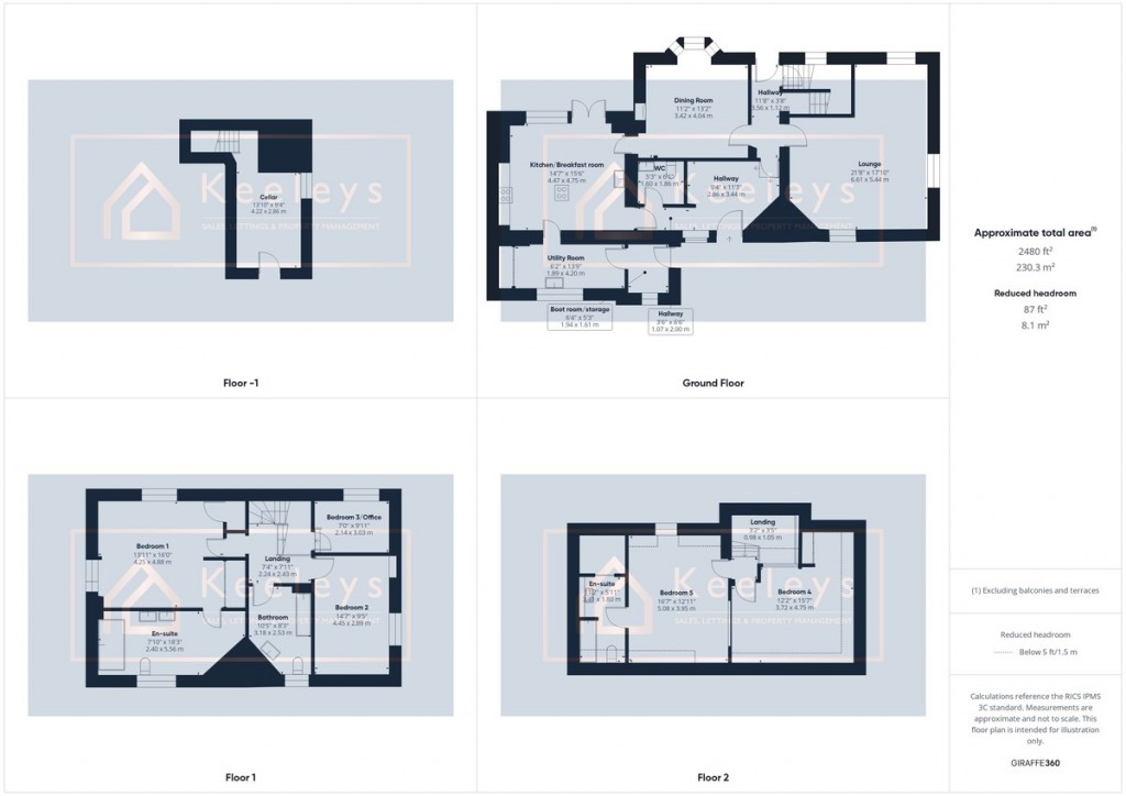 Floorplans For High Street, Chippenham, Ely