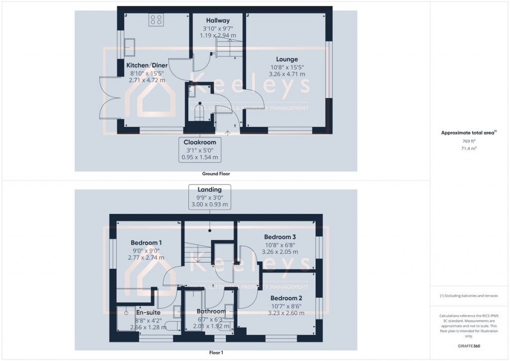 Floorplans For Buttercup Close, Isleham, Ely