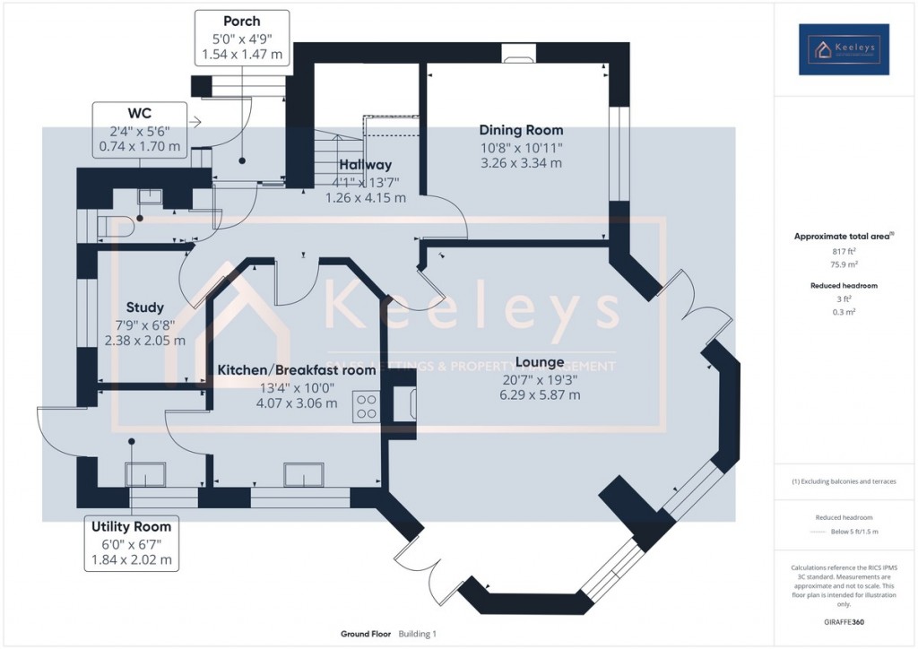 Floorplans For Feast Close, Fordham, Ely