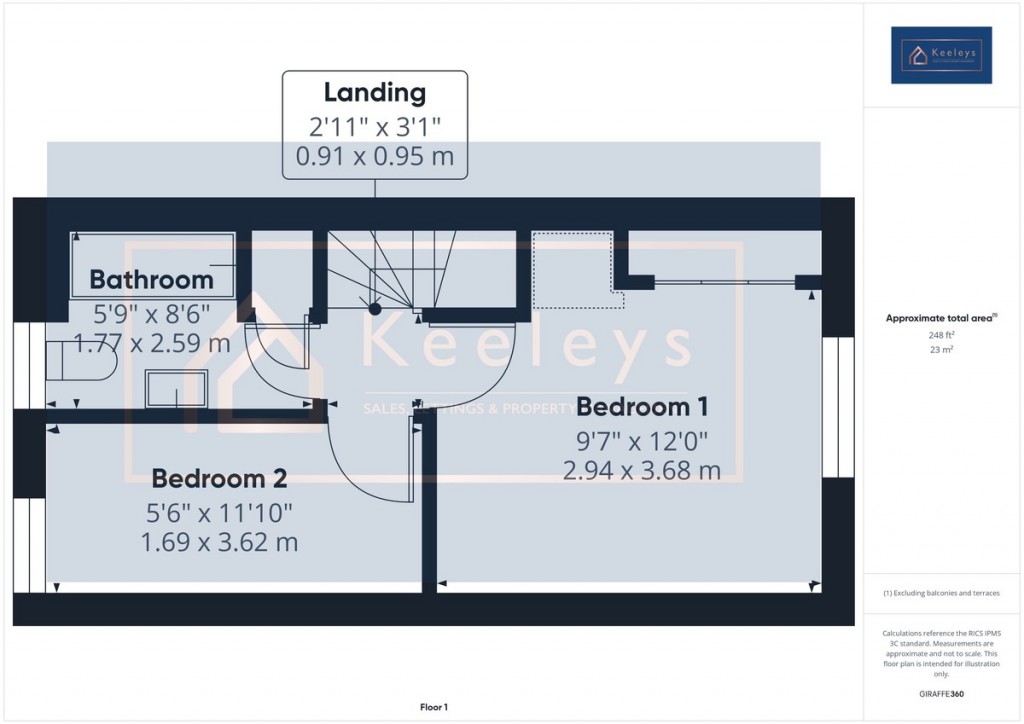 Floorplans For Morton Close, Ely