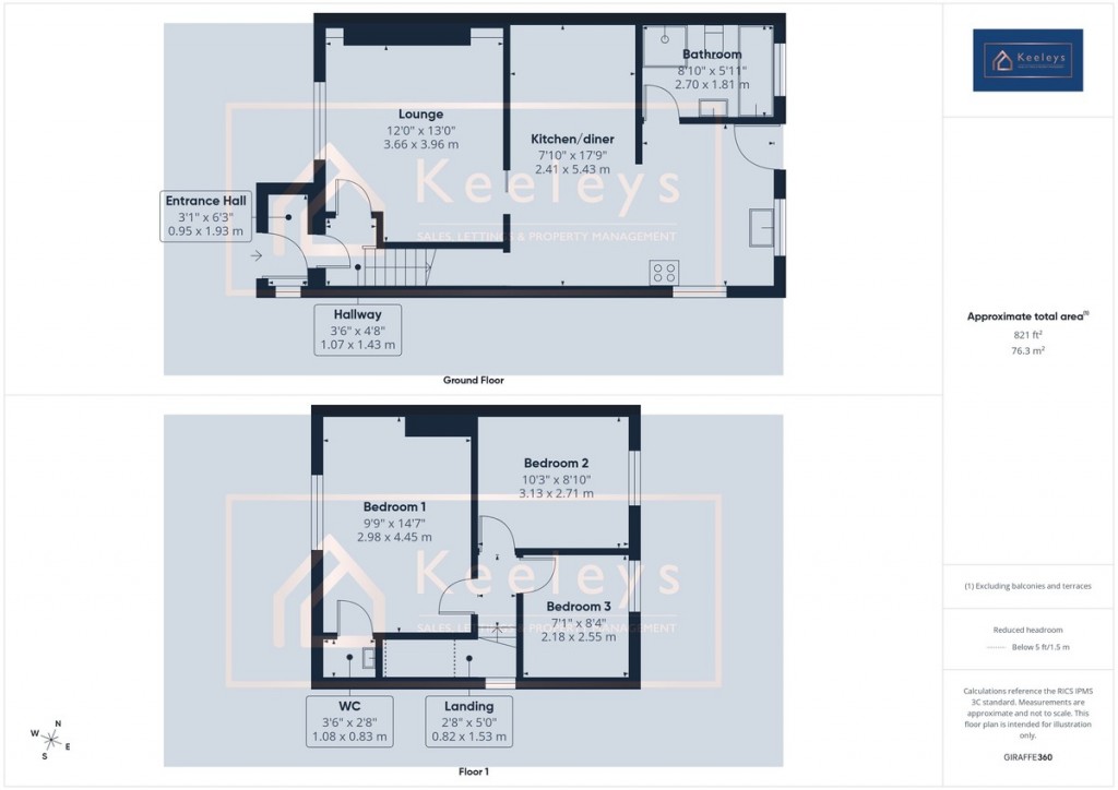 Floorplans For Orchard Row, Soham, Ely
