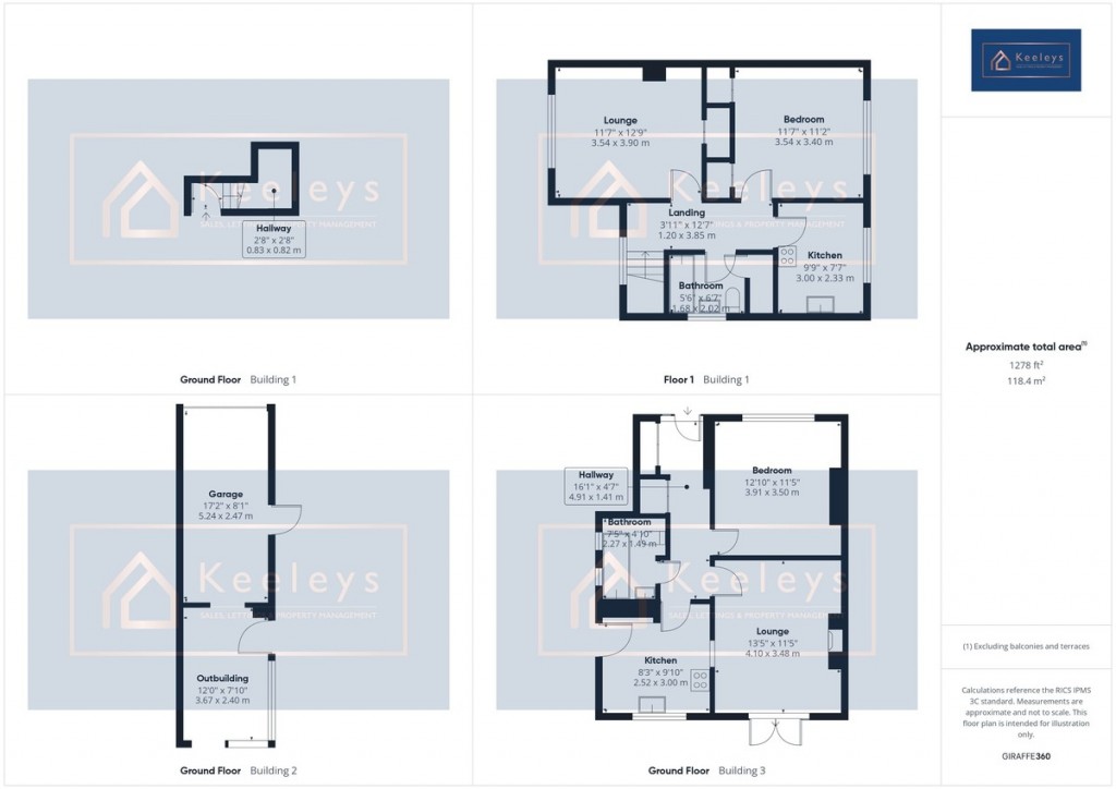 Floorplans For Histon Road, Cambridge