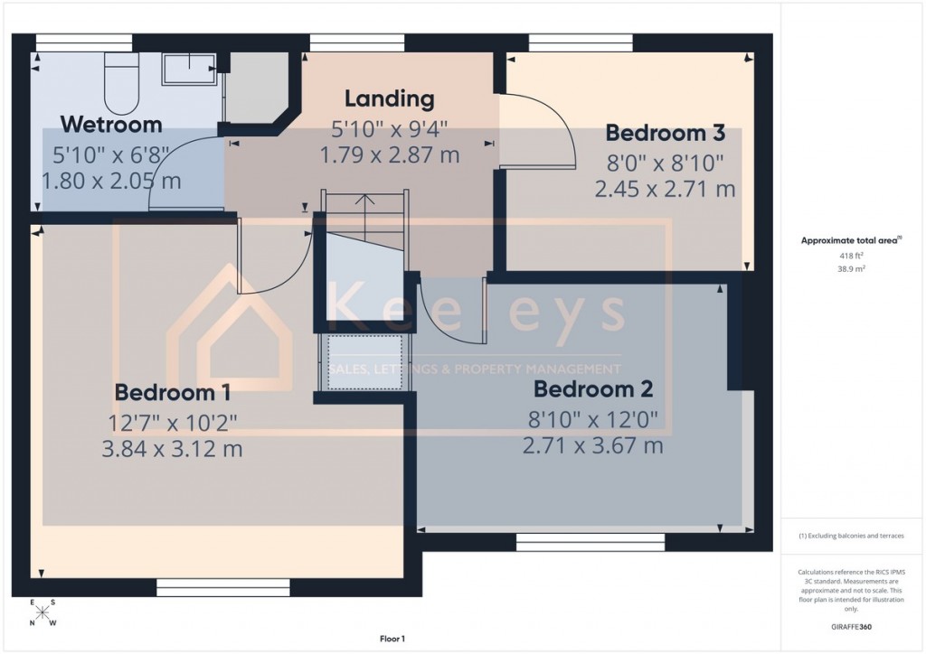 Floorplans For Orton Avenue, Peterborough