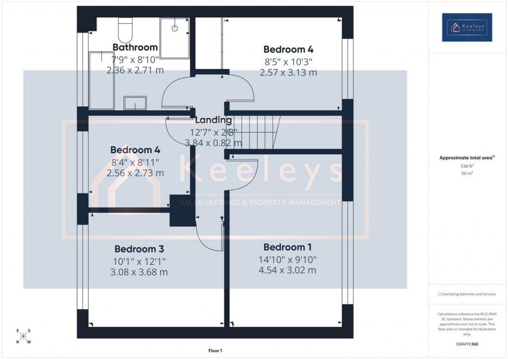 Floorplans For St. Andrews Way, Ely