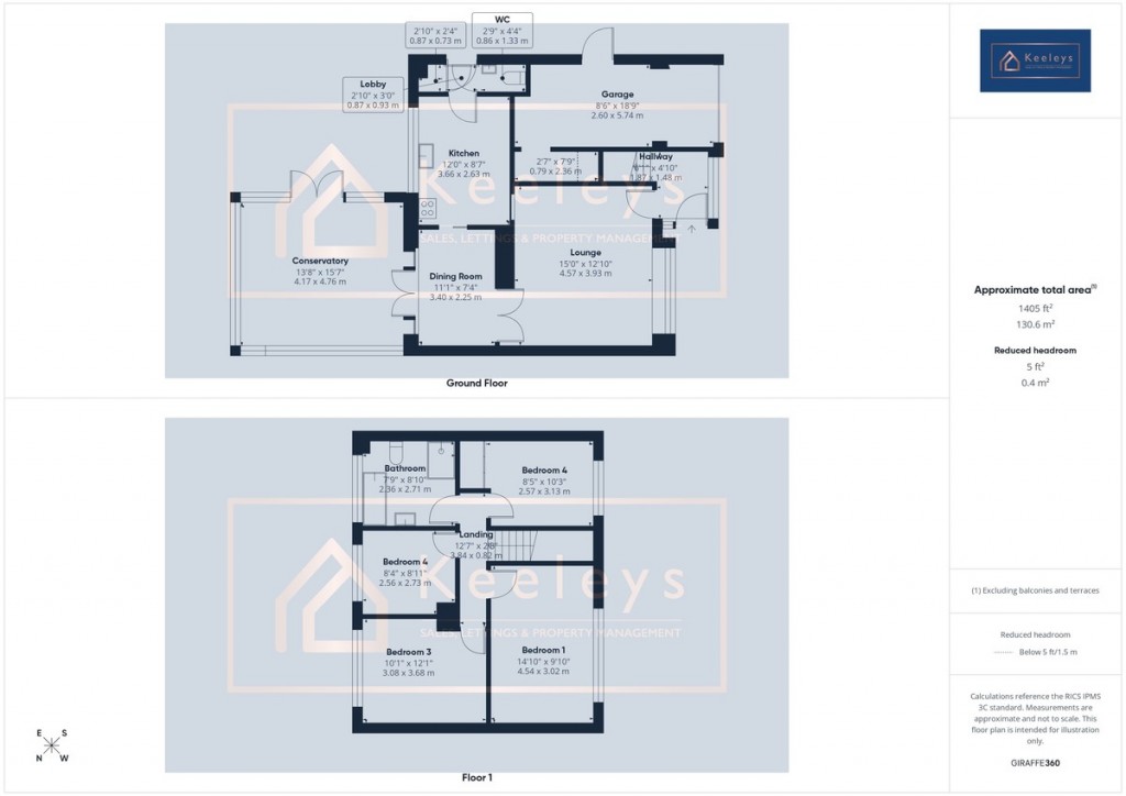 Floorplans For St. Andrews Way, Ely