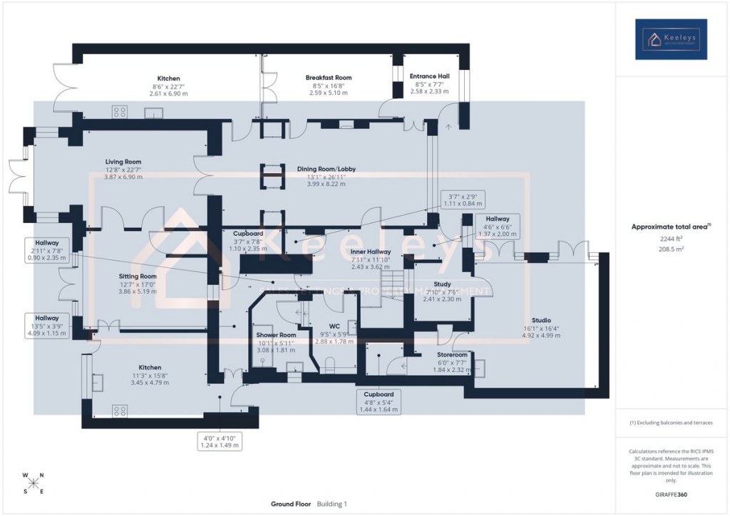 Floorplans For Huntingdon Road, Cambridge