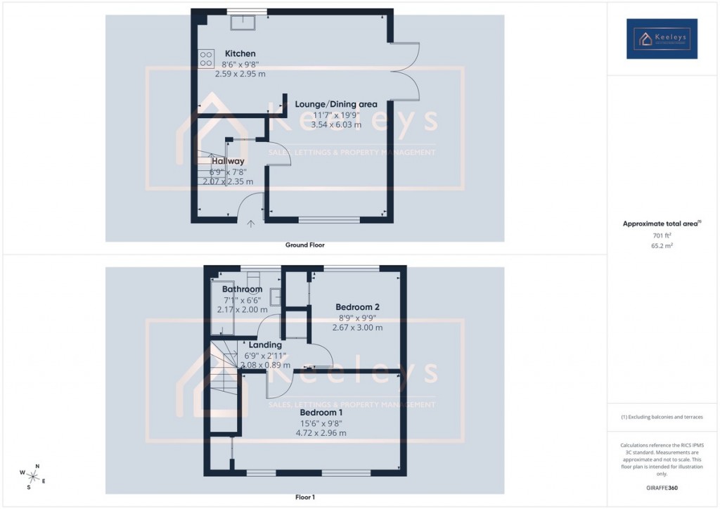 Floorplans For Old School Close, Littleport, Ely