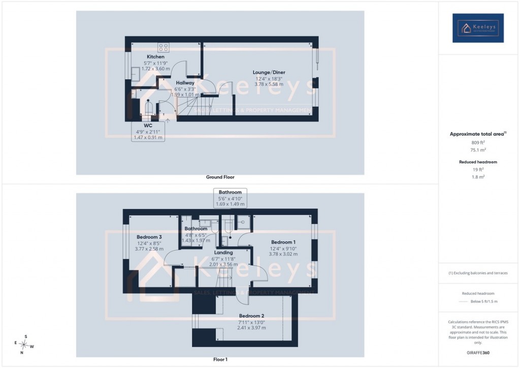 Floorplans For Norfolk Road, Ely