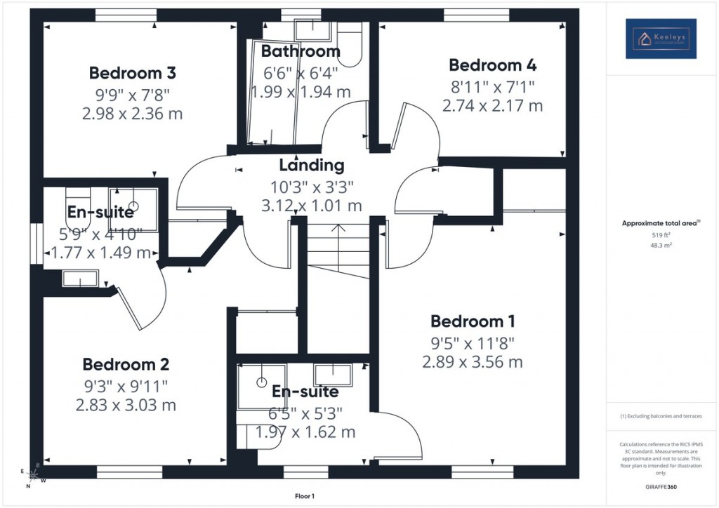 Floorplans For Wissey Way, Ely