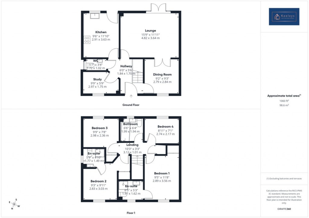 Floorplans For Wissey Way, Ely