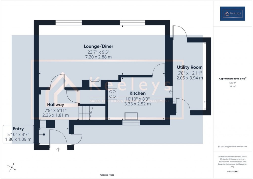 Floorplans For Wiltshire Road, Wyton, Huntingdon